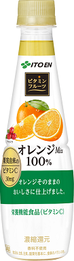 ビタミンフルーツ オレンジMix 100% PET 340g