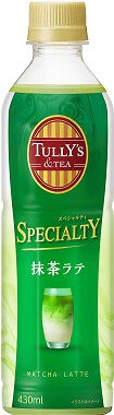 TULLY’S &TEA SPECIALTY 抹茶ラテ PET 430ml