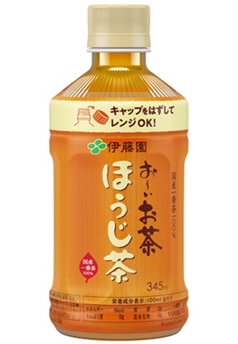 お～いお茶 ほうじ茶 電子レンジ対応 ホットPET 345ml