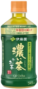 お~いお茶 濃い茶 電子レンジ対応 ホットPET 345ml