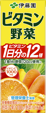 ビタミン野菜 紙パック 200ml