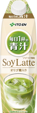 毎日1杯の青汁 ソイラテ 紙パック 1000ml 屋根型キャップ付容器