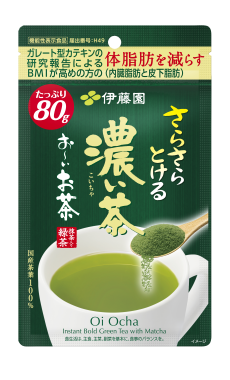 お~いお茶 濃い茶 さらさら抹茶入り緑茶 80g