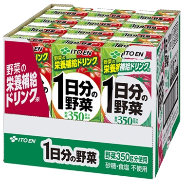 1日分の野菜 紙パック 200ml（12本入りハーフケース）