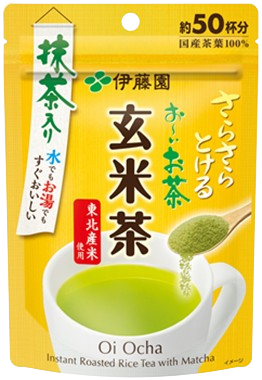 さらさらとける お～いお茶抹茶入り玄米茶 40g